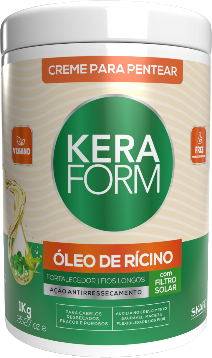 Crema para Peinar Keraform Óleo de Ricino