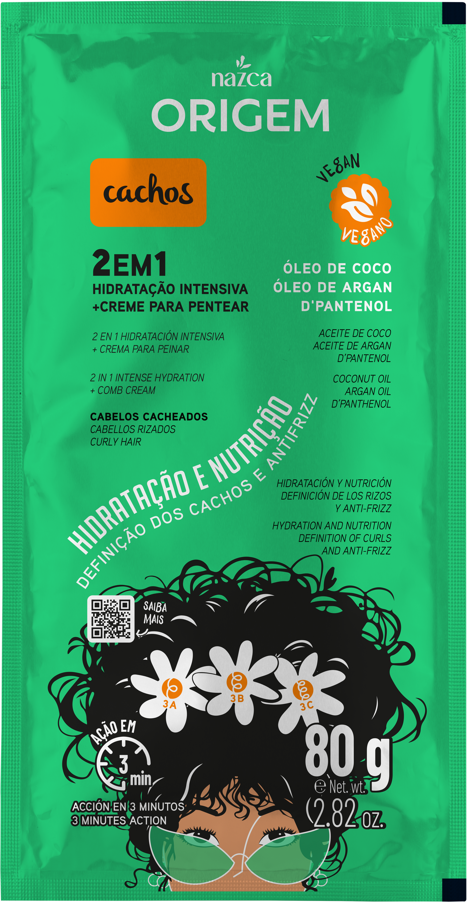 Sachet Shampoo Cachos