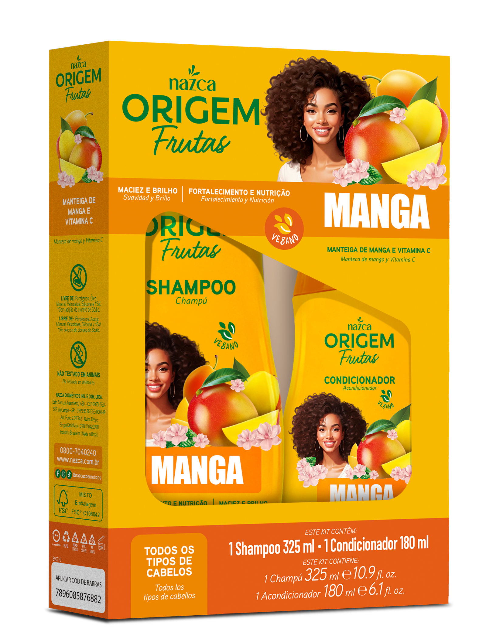 Kit Shampoo + Acondicionador Mango