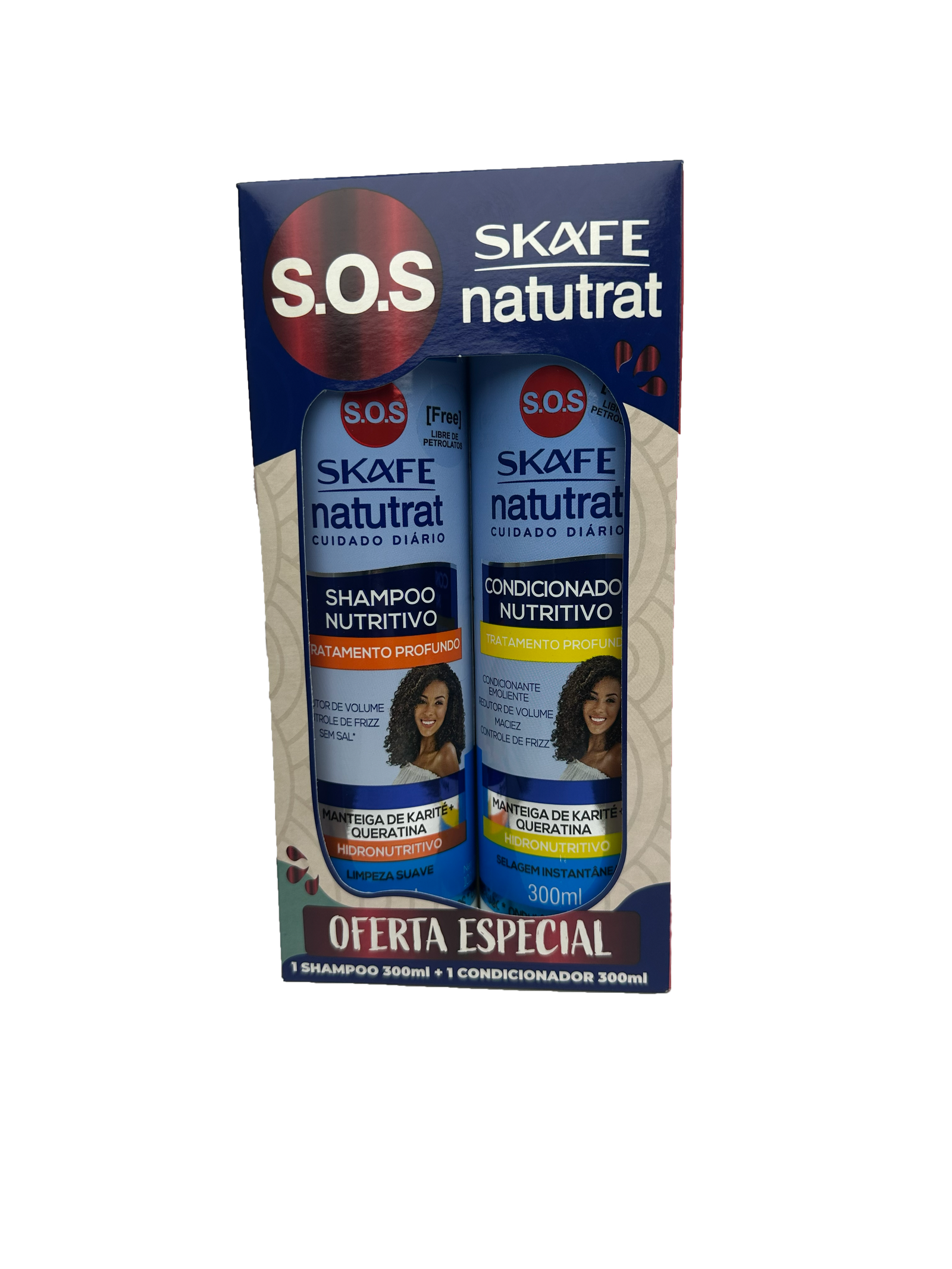 Kit Shampoo + Acondicionador Skafe Naturtrat SOS