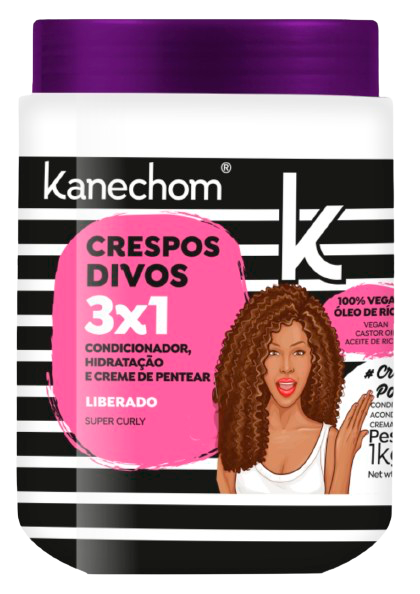 Crema para Peinar Kanechom Crespos Divos 3 en 1