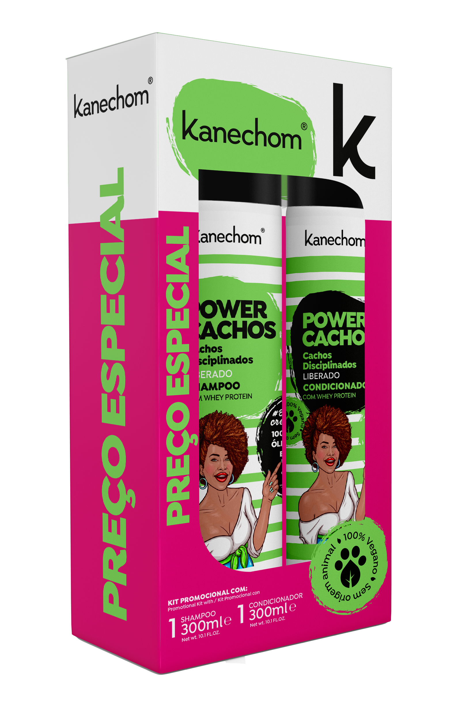 Kit Shampoo + Acondicionador Power Cachos